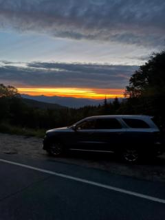 Sunrise on Sawyer Mountain Highway
