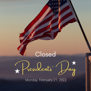 Closed Presidents' Day